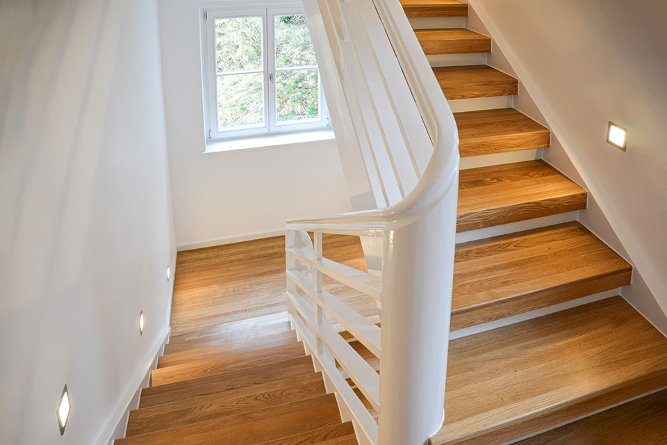 Treppe renoviert
